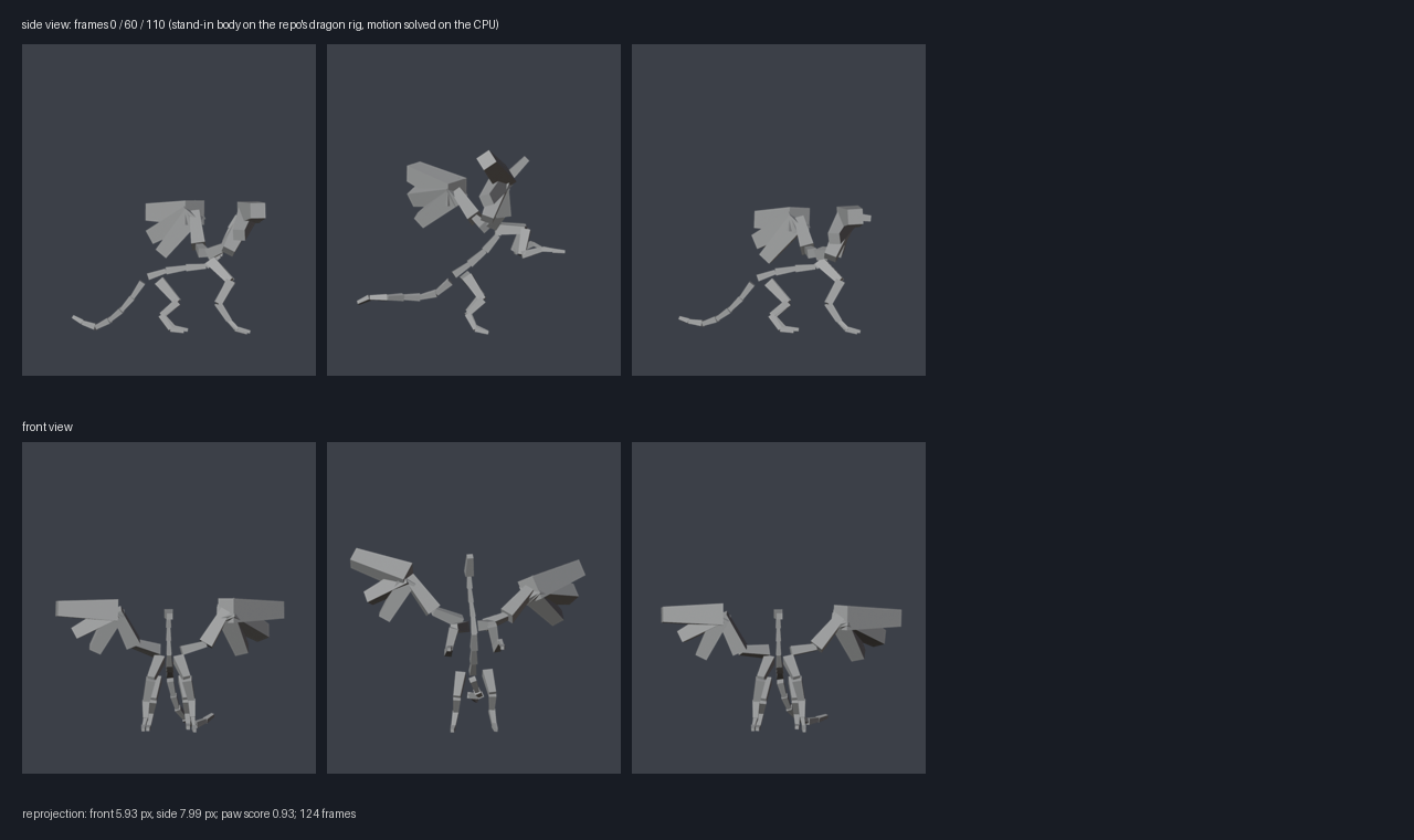 anymove (creature motion capture from one AI video)