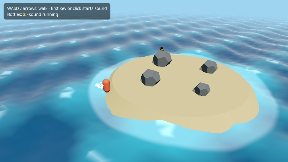 Three.js: Load a glb and Assemble a Scene